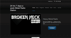 Desktop Screenshot of brokenneckradio.com